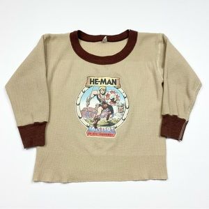 Boy’s/Kid’s VTG 1983 He-Man Masters Of The Universe Long Sleeve T-Shirt Size M